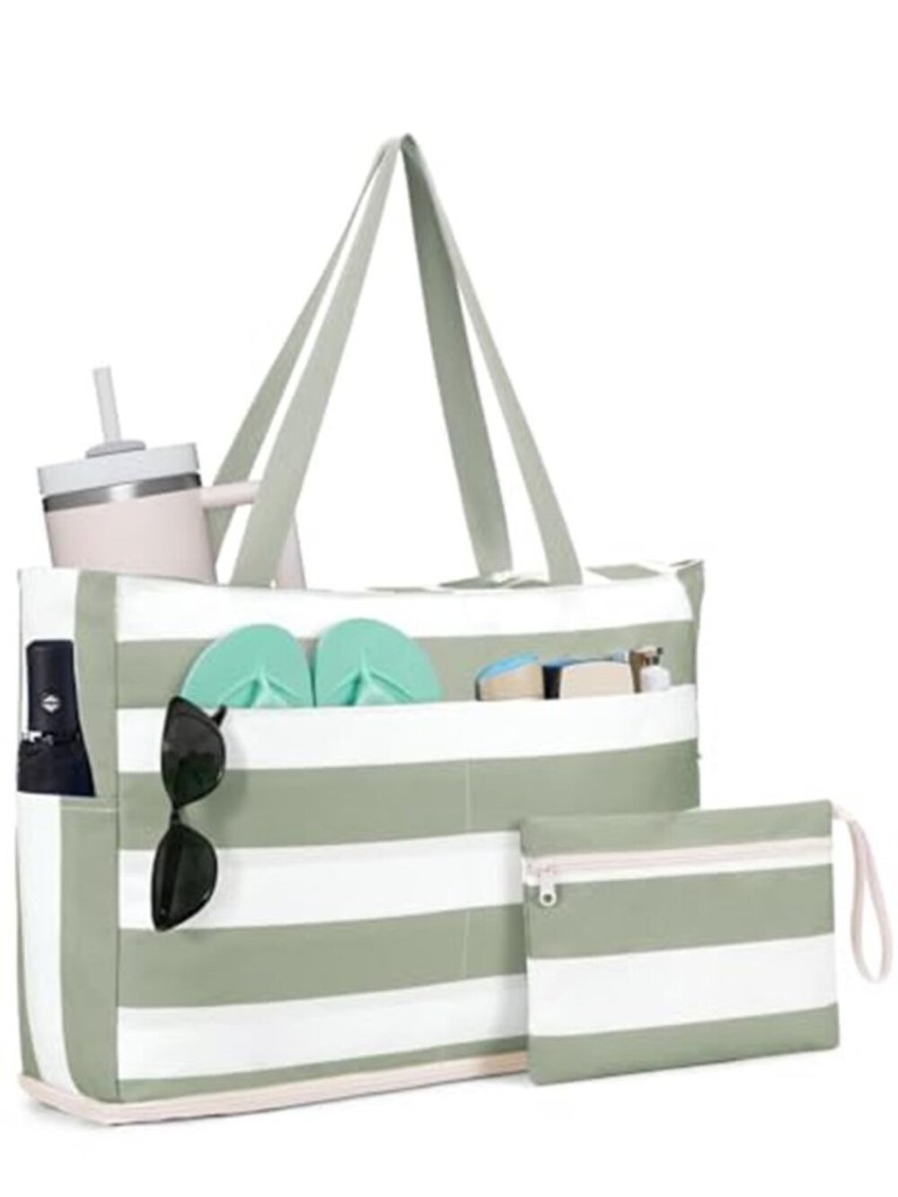 Beach Bags for Women Large Waterproof Sandproof Beach Tote Bag